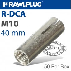 R-DCA WEDGE ANCHOR 10X40MM X50 PER BOX